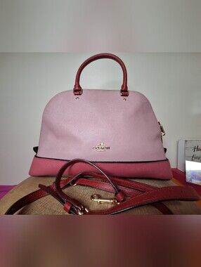 Coach Satchel Sierra Crossgrain Leather